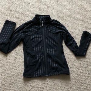 Lululemon pinstripe zip up